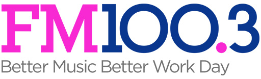 FM100.3 - Better Music Better Work Day Logo